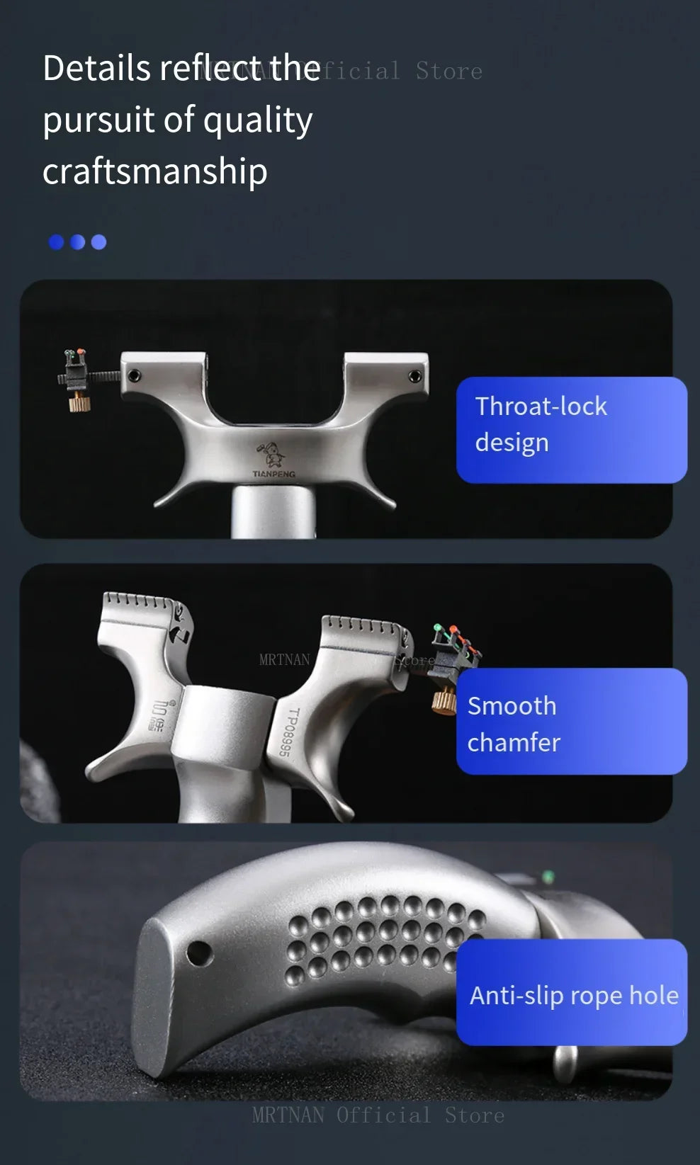 Powerful Metal Slingshot Precise Aiming Catapult Outdoor Hunting Shooting Slingshot Rubber Band Outdoor tool