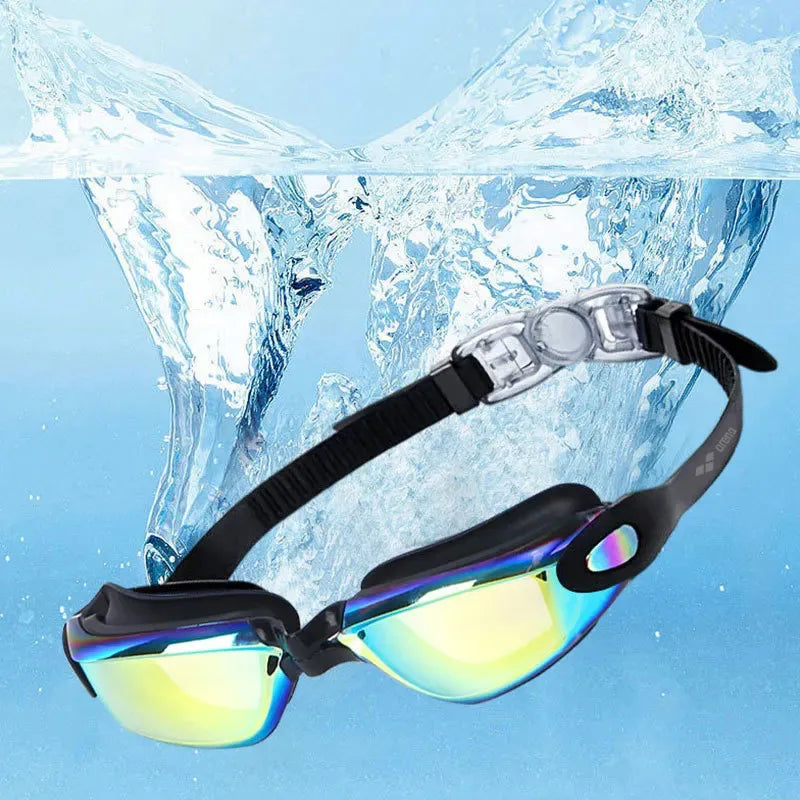 ARENA Professional Waterproof Swimming Goggles Anti-fog UV400 Leak Prevention Glasses Children Students Swim Protection Eyewear