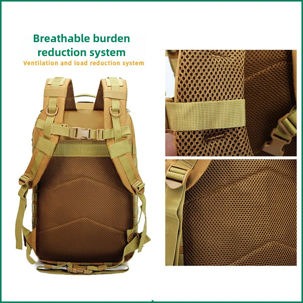 Tactical Hiking Backpack mochila táctica - Large Capacity Waterproof Camouflage,Outdoor Camping Bag for Mountain Climbing Sports