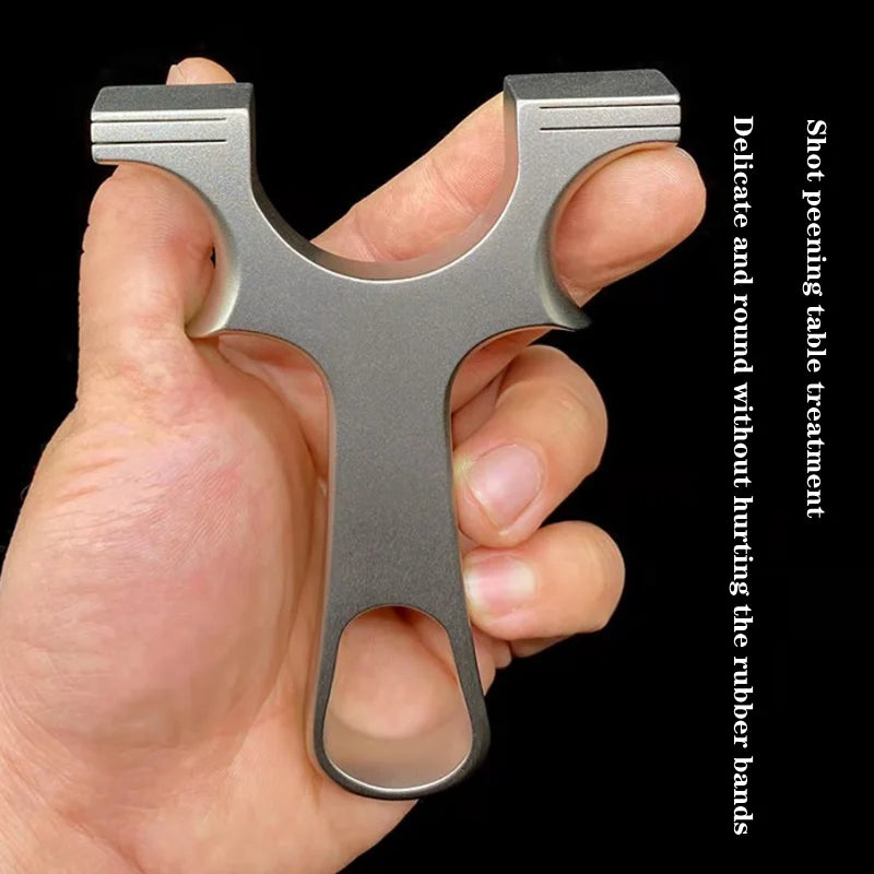 Professional Stainless Steel Slingshot With Rubber Band Bow Outdoor Shooting Game Precision Hunting Shooting Catapult new