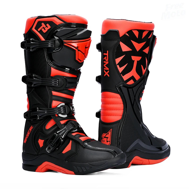 2025 NEW Racing Boots Safe Riding Motocross Boots Waterproof Anti Fall Wear-resistant Motorcycle Boots Equipment Rally Shoes
