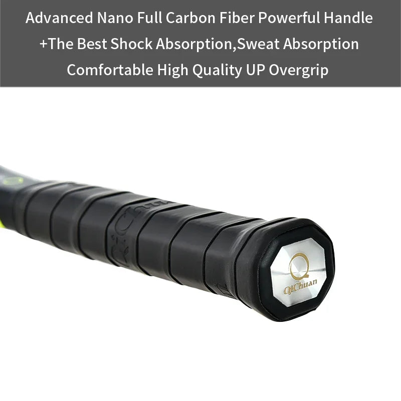 Custom Logo Tennis Racket 10.5oz Balance Point Reinforced Throat for Academy Drills