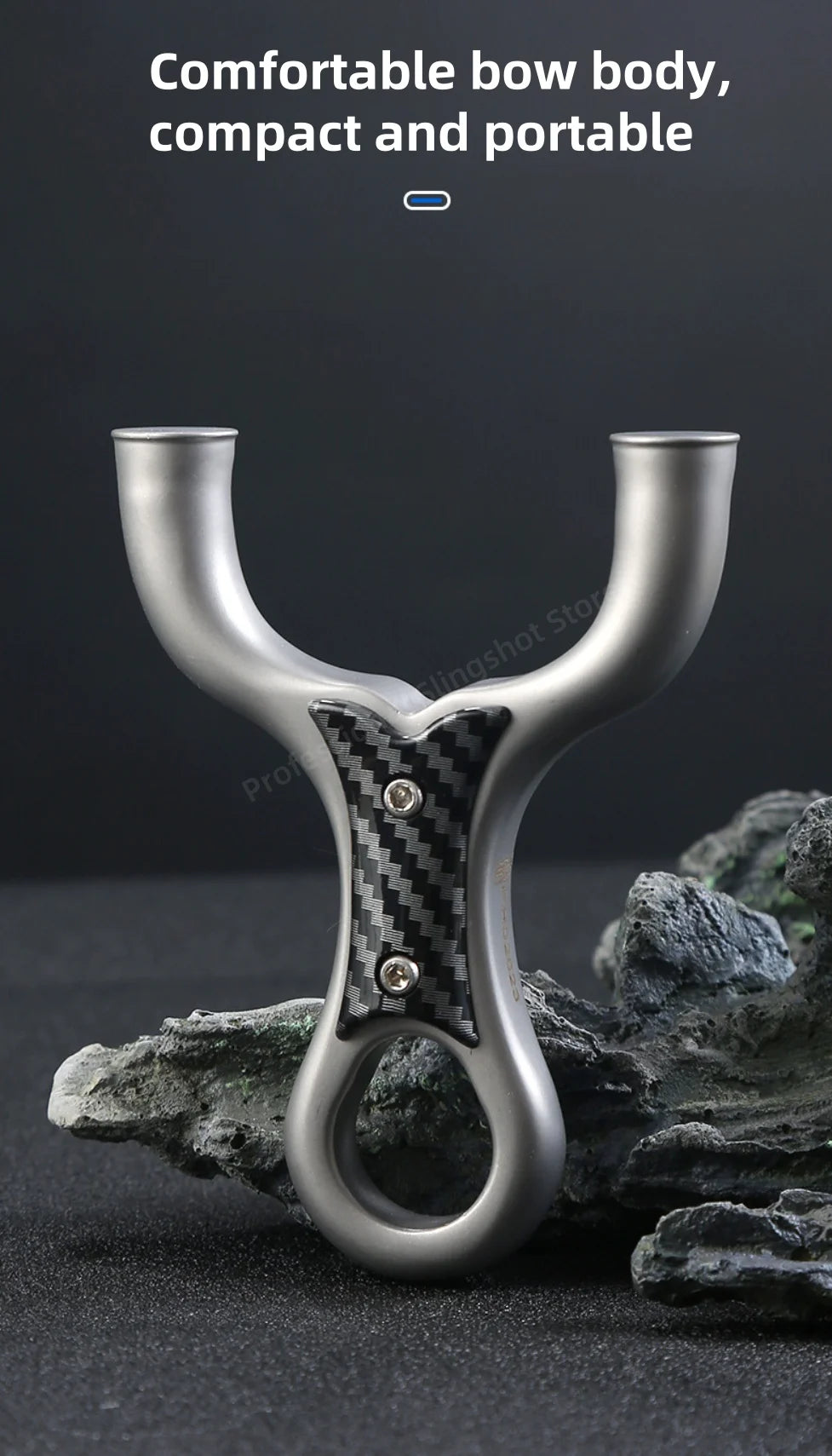 Powerful shooting slingshot outdoor shooting hunting 440C stainless steel slingshot competition accessories catapult