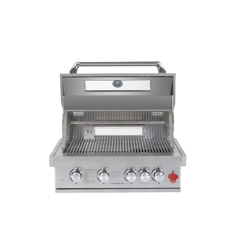 High Quality 4 Burner Gas BBQ Grill for Outdoor Kitchen Use