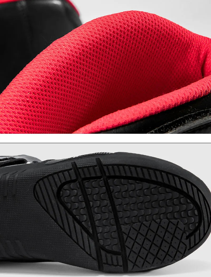 New Motorcycle Boots Men Waterproof Motocross Riding Boot Men's Motorbike Shoes Breathable Anti-slip Motos Protective Boots