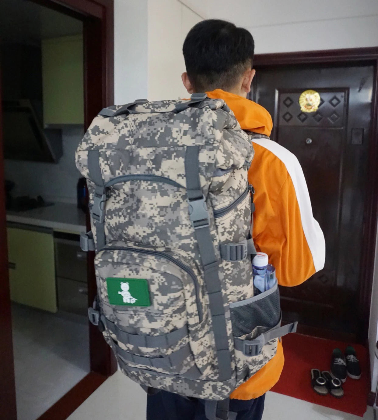 Tactical Men's Backpack, Cool Camping Gear,Waterproof Nylon, Trekking, Fishing, Hunting Bag, Molle Outdoor Bags, 50L