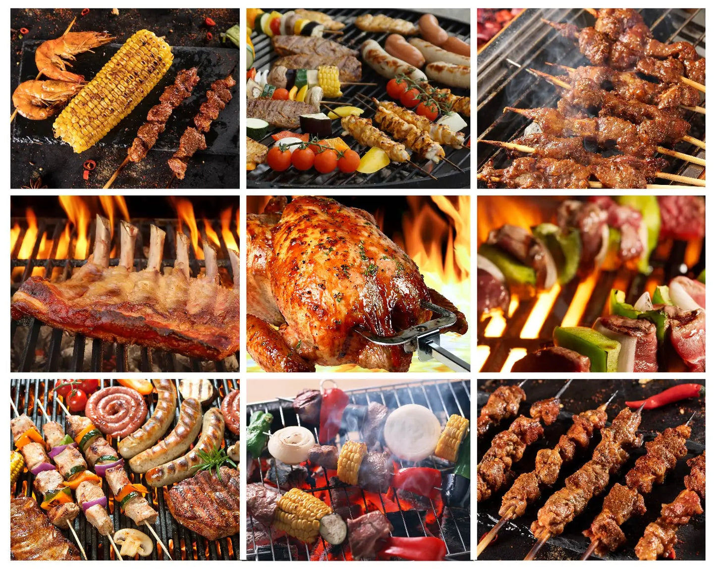 Homemade High Standard Stainless Steel Outdoor Garden High End Auto Ignition 3 Burners Gas Bbq Grill Barbecue BBQ