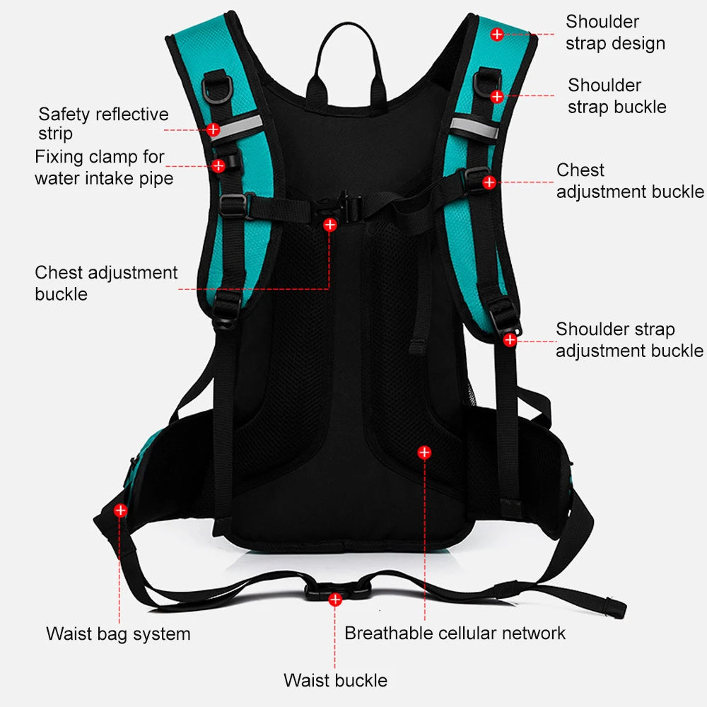 1PCS 25L Hiking Backpack Men Women, Backpacking Packs, Waterproof Camping Backpacks Bag, Camping Essentials for Trekking Travel
