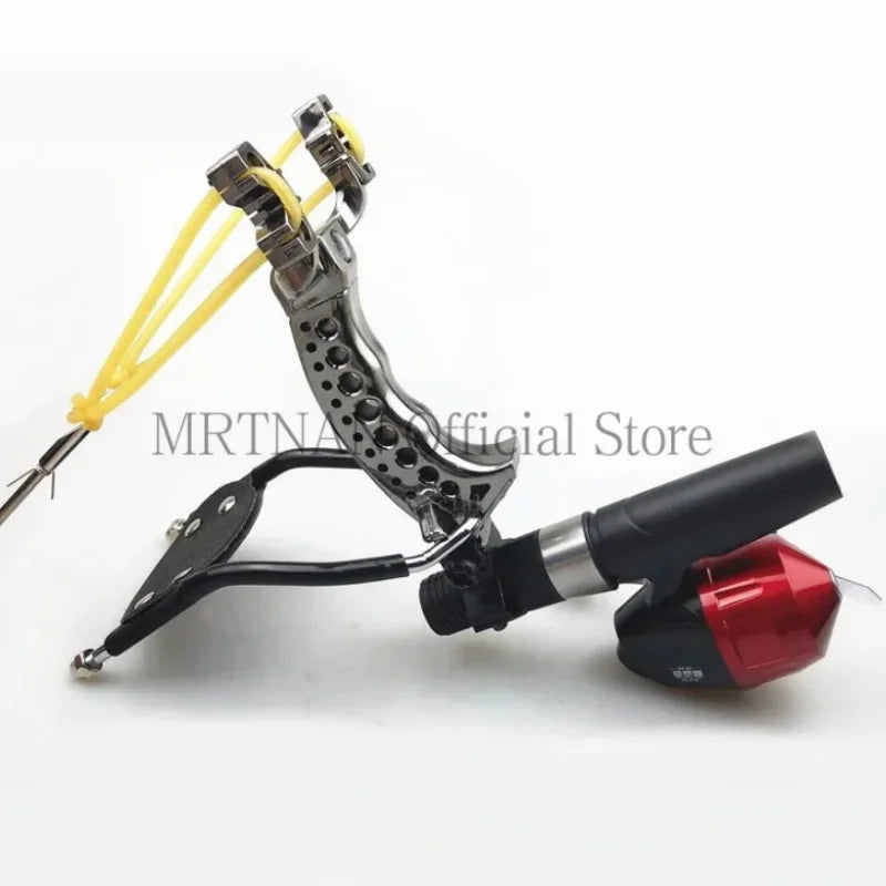 Powerful Fishing Slingsshot with Wrist Rest Outdoor Hunting Sling Shot Large Catapult for Fishings and Ball
