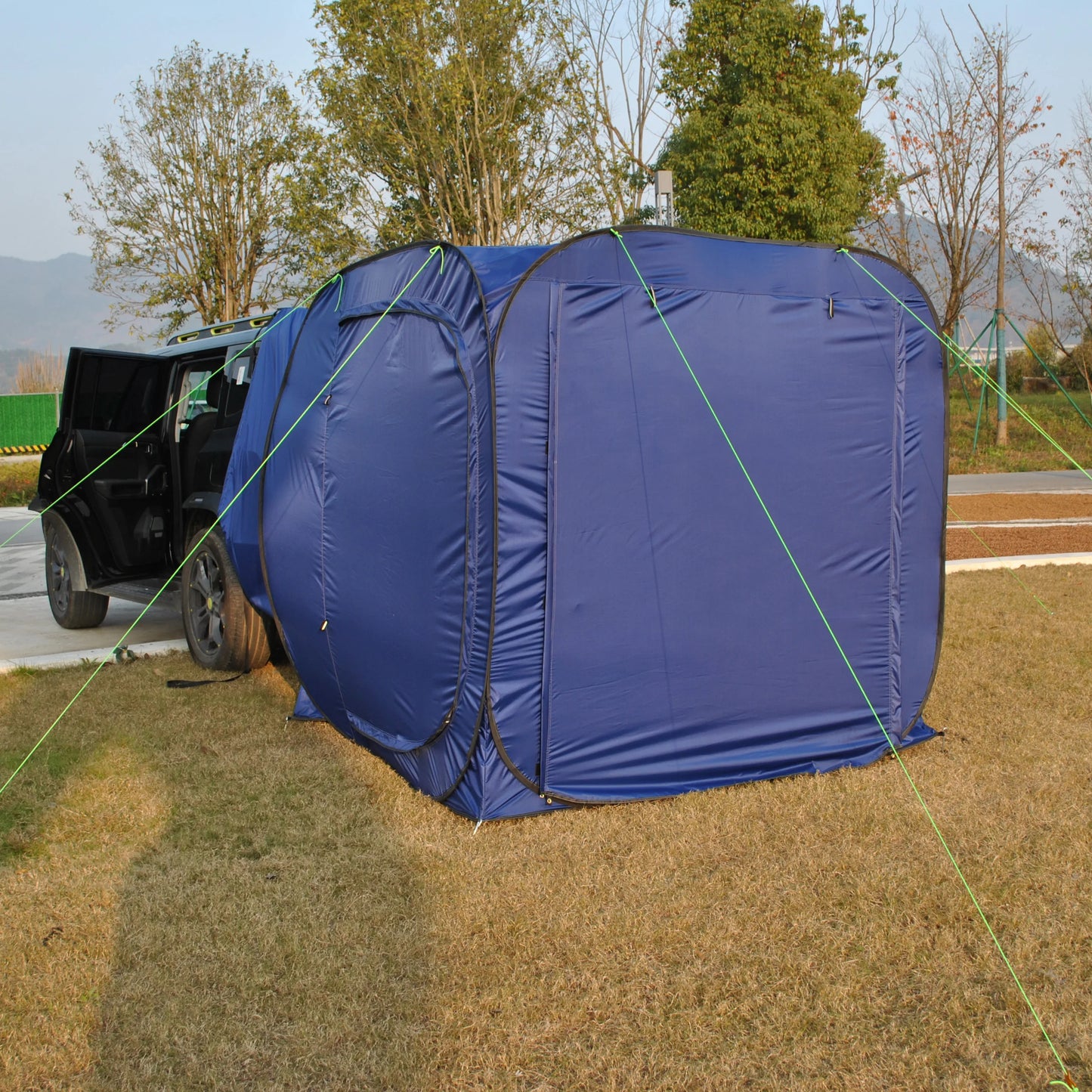 Car Tent Waterproof Tent, Car Tailgate Tent,Pop Up Car Rear Tent, SUV Tent Camping Car Tents for Campers Multipurpose Truck Tent