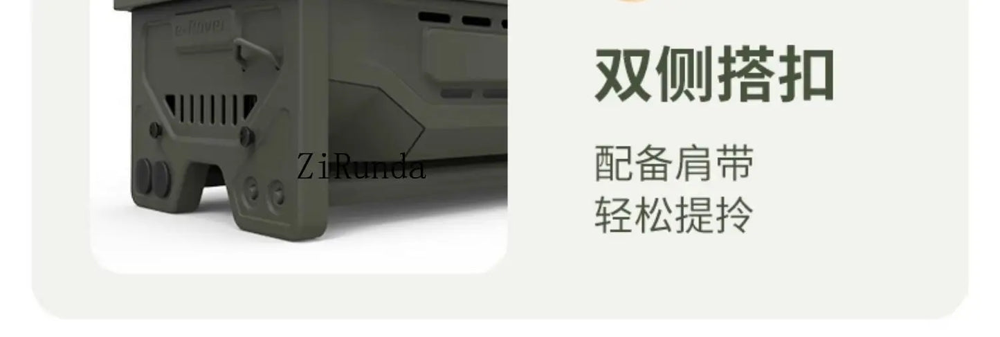 *Outdoor BBQ Grill Portable Household Charcoal Folding BBQ Shelf Non-Smoking Camping BBQ Stove