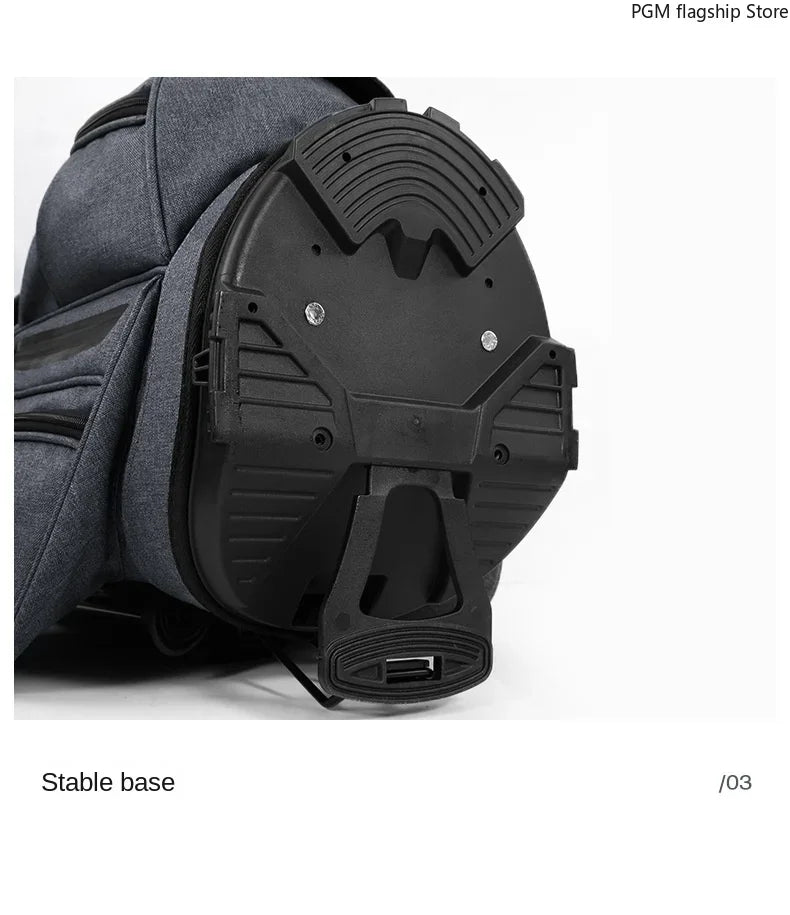 PGM Men's Golf Stand Bag, Stable Waterproof Stand Bag, Ultra-light Portable Golf Bag QB092