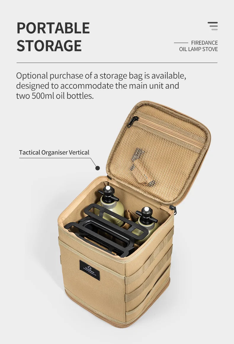 Thous Winds Firedance Oil Lamp Stove Portable Outdoor Retro Camping Lantern Emotion Lights Burner Stove Camping Supplies