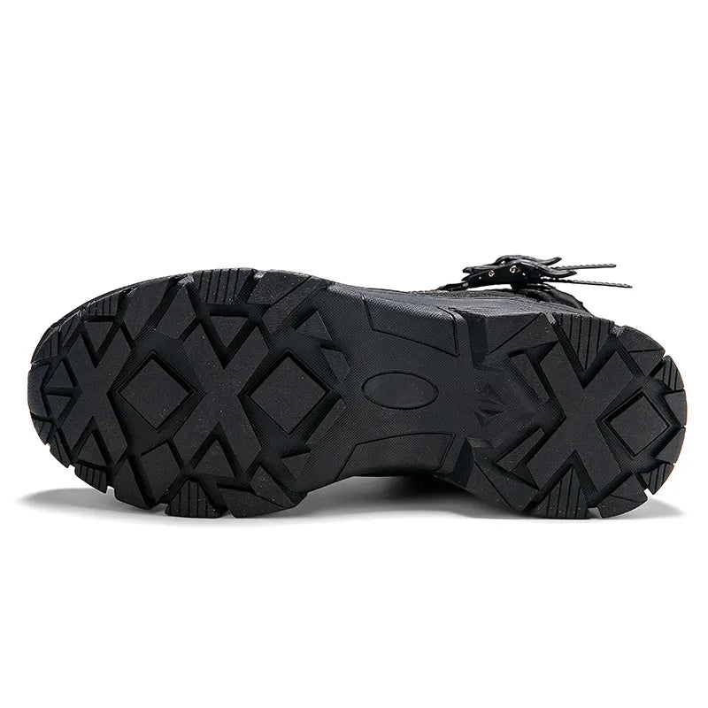 Motorcycle Boots Men's Mid-Calf Motocross Races Protective Boots Outdoor Breathable Non Slip Motos Sports Shoes Botas Moto Hombr