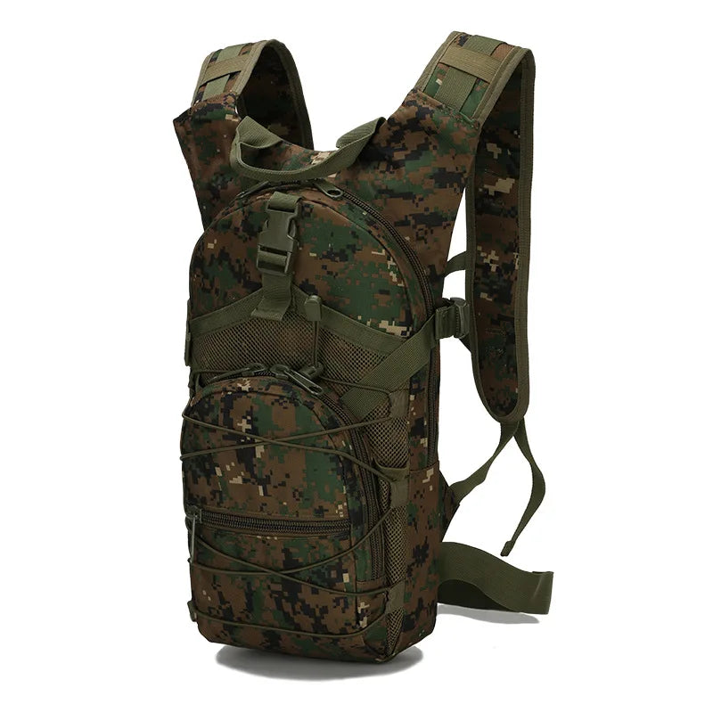 Oxford 15L Molle Tactical Backpack 800D Travel Hiking Bicycle Backpacks Outdoor Sports Cycling Climbing Trekking 3P Bag