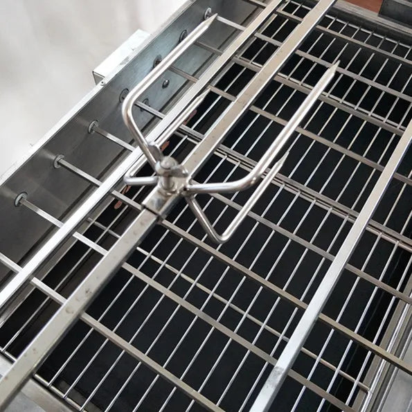 Outdoor Garden Rotating Rotisserie Grill Hood Barbecue Brazilian Cyprus Style