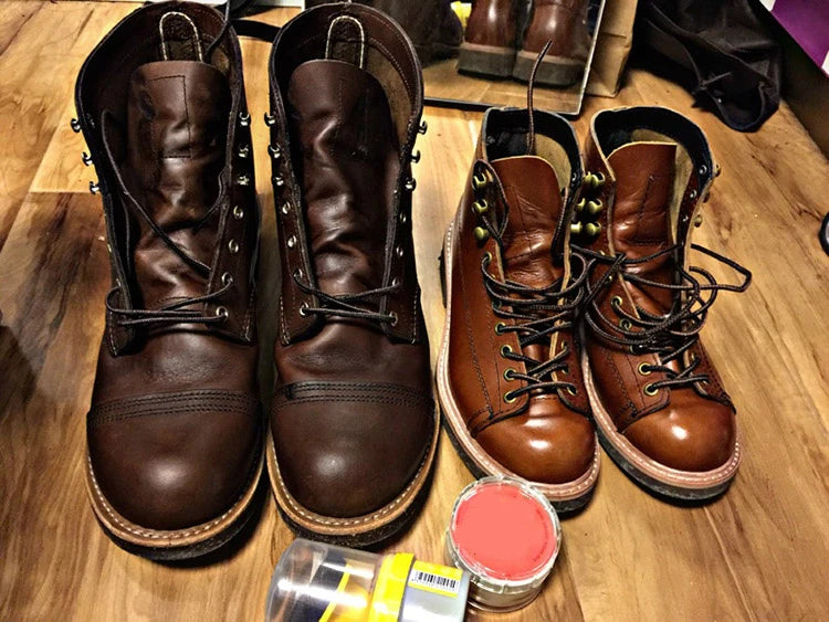 Mens British Wind Retro Boots Motorcycle Short Boots Men's Leather Boot Casual Work Shoes Men Women's Tide Chelsea Boots