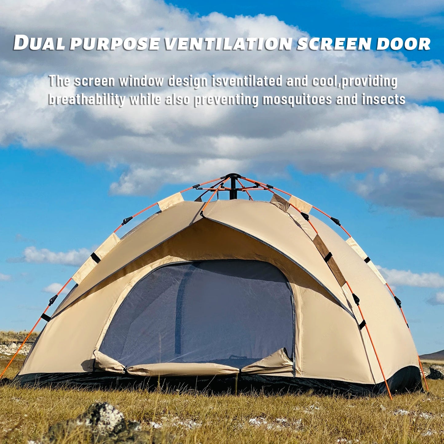 Automatic Quick-opening Tent Outdoor Self-driving Travel Camping Tent Automatic Quick-open Tent Rainproof Sunshine-proof Tent