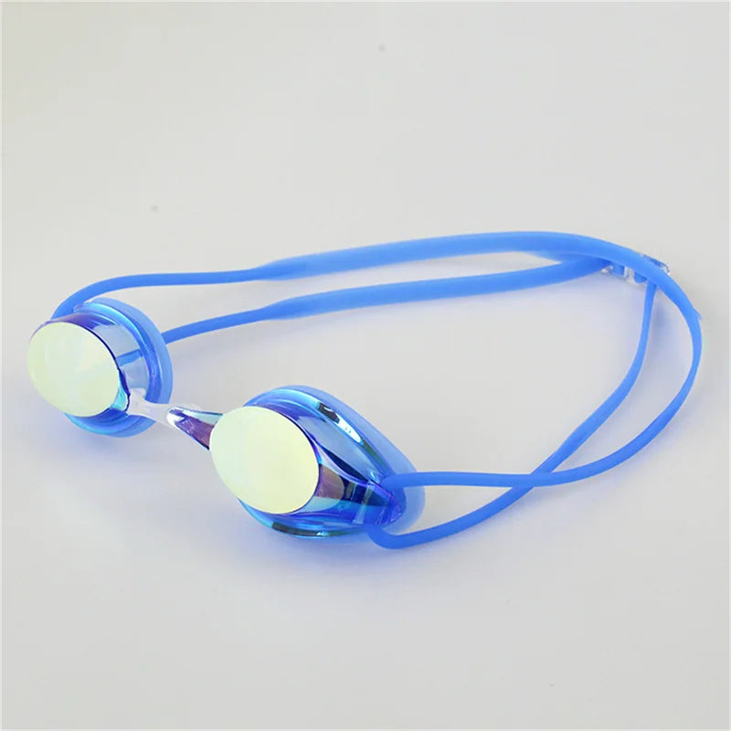 Professional Competition Swimming Goggles Plating Anti-Fog Waterproof UV Protection Silica Gel Diving Glasses Racing Spectacles