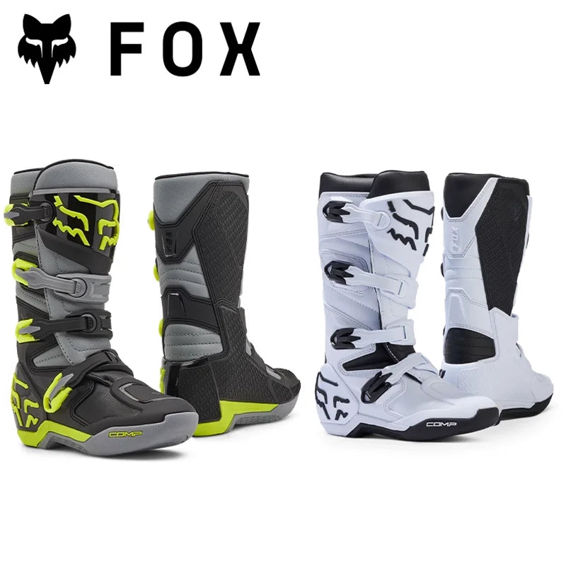 FOX Off-Road Boots Entry Level Comp Youth Motorcycle Boots for ATV/UTV Trail and MX Track Use ravel Shoes Botas Moto for kids