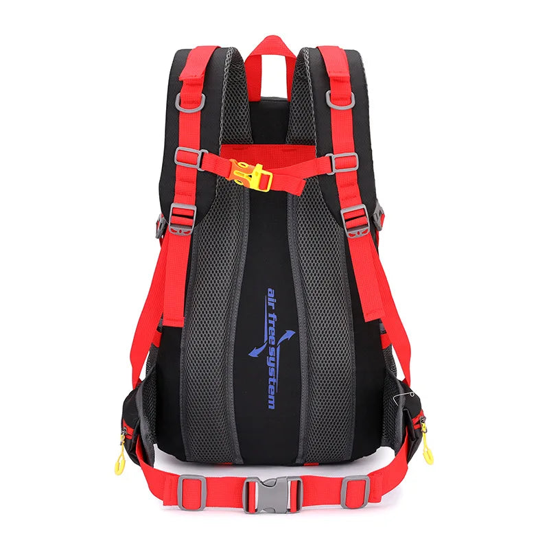 Men Women Outdoor Camping Travel Backpack 40L Water Repellent Climbing Hiking Laptop Daypack Trekking Reflective Strip Back Bags
