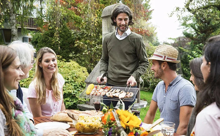 Portable Charcoal Starter Stainless Steel Outdoor Barbecue Grill Fire Starter Folding Carbon Stove BBQ Grill Heating Stove