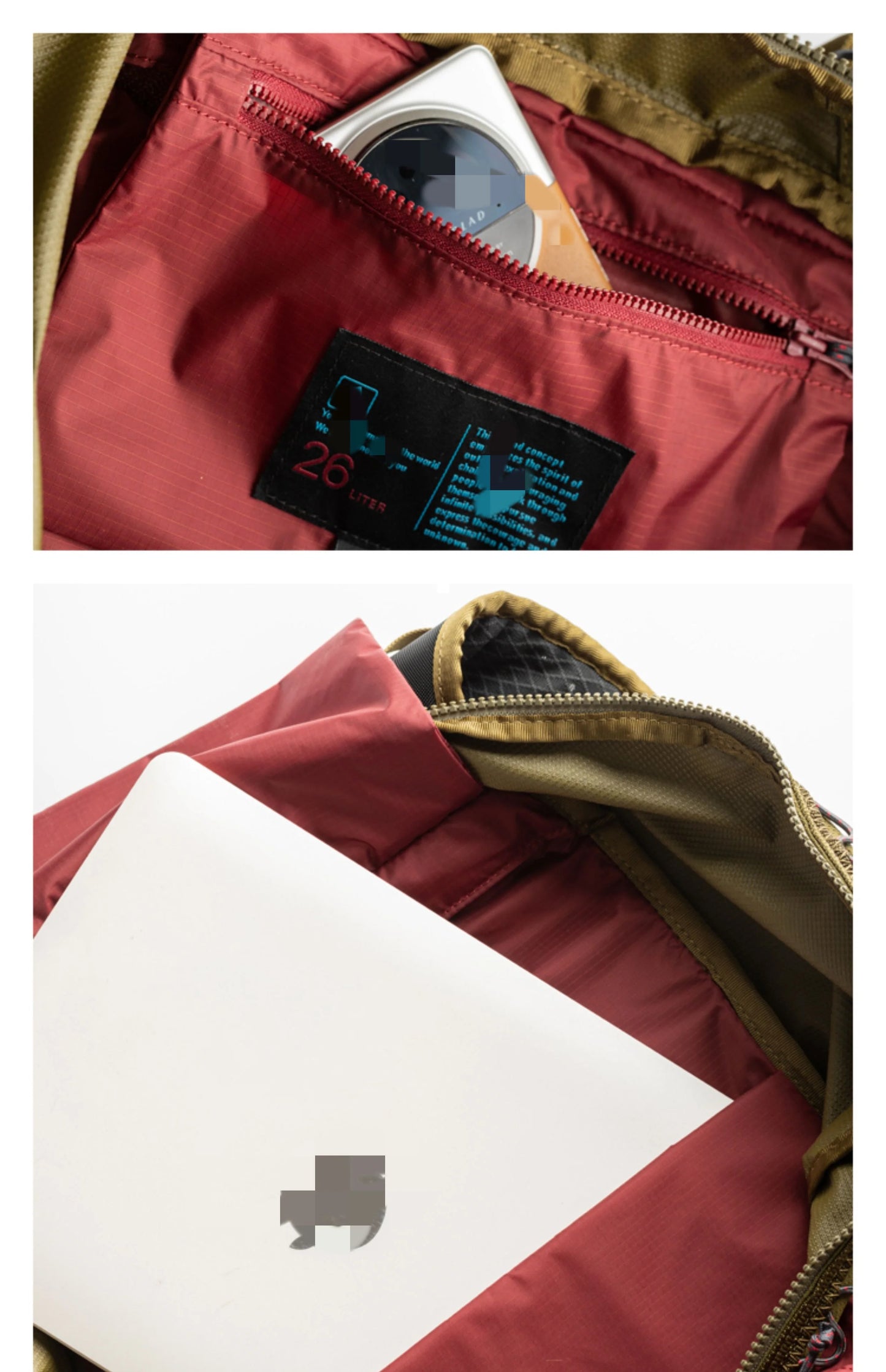 26L hiking backpack, outdoor commuting travel laptop backpack