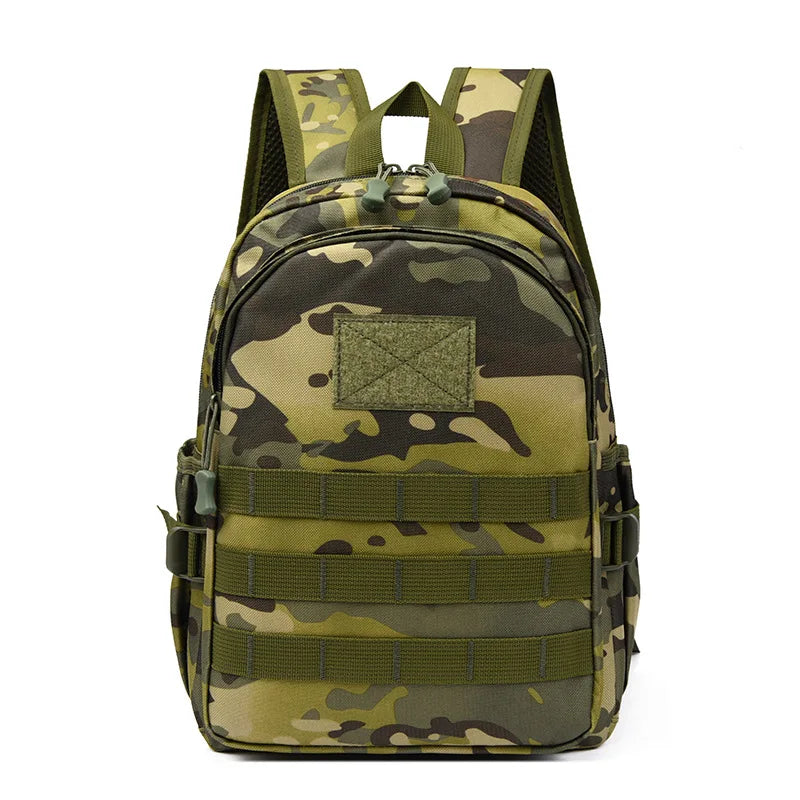 Children Tactical Backpack Small Student School Bag Kids Outdoor Hiking Travel Sports Backpack Summer Camp Camouflage Rucksack