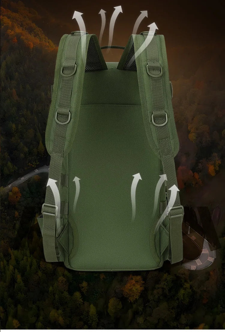 Waterproof Sports Climb Bag Multifunctional Backpack With Large Capacity For Men Fishing Equipment Gear Backpack Handbag