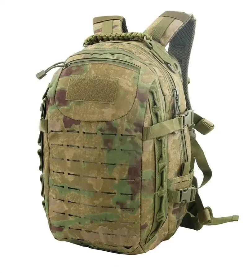 Outdoor Militar Tactical 25L Nylon Oxford Cloth Waterproof Both Shoulders Backpack Unisex Hiking Travel Camping Climbing Package