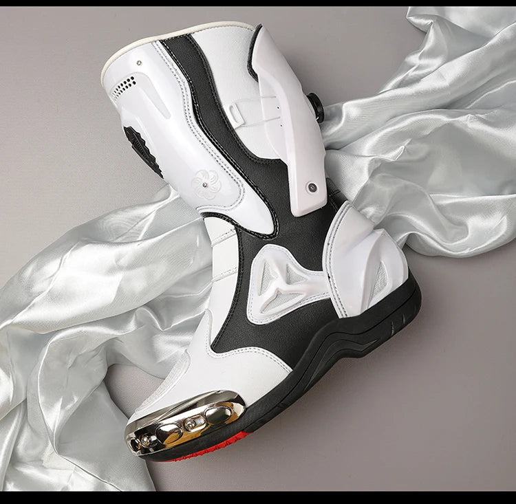 36-47 Anti Fall Motocross Boots Wear-resistant Motorcycle Boots Men's Women Racing Boots Safe Riding Equipment Rally Shoes