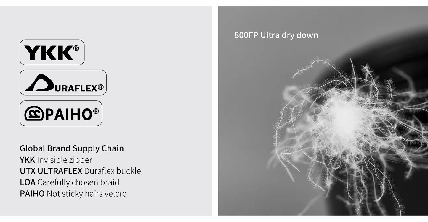 AEGISMAX Wind Hard Dusk Upgrade 7D Nylon 800FP Duck Down Sleeping Bag Outdoor Camping Hiking Bag