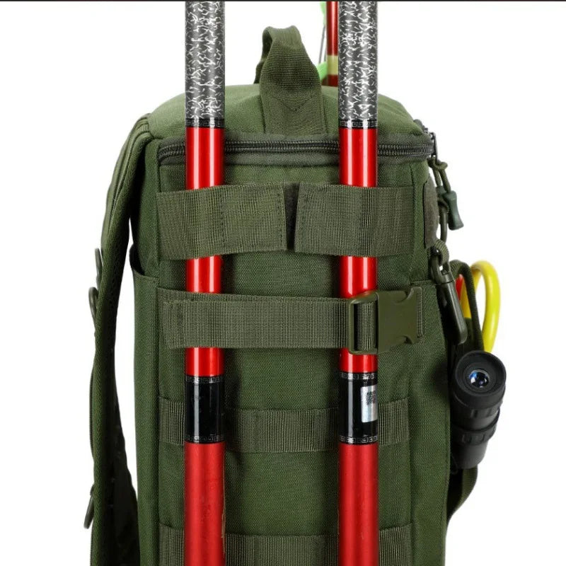 Waterproof Sports Climb Bag Multifunctional Backpack With Large Capacity For Men Fishing Equipment Gear Backpack Handbag