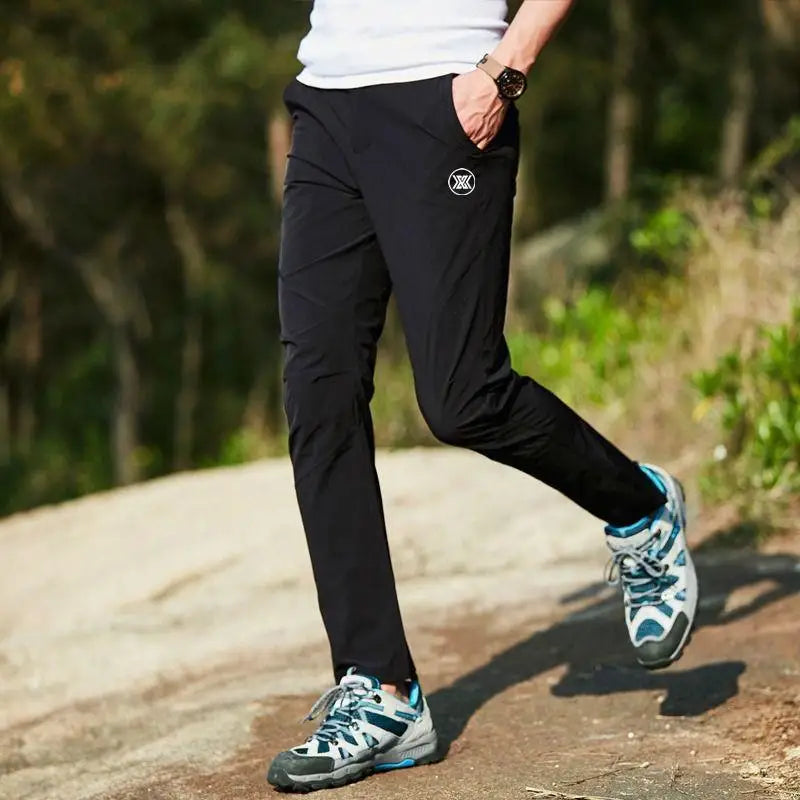 Golf Wear Men Pants New Style Stretch Spring Summer Outdoor Golf Trousers Utility Golf Pants Breathable Elastic Cargo Pants 골프웨어