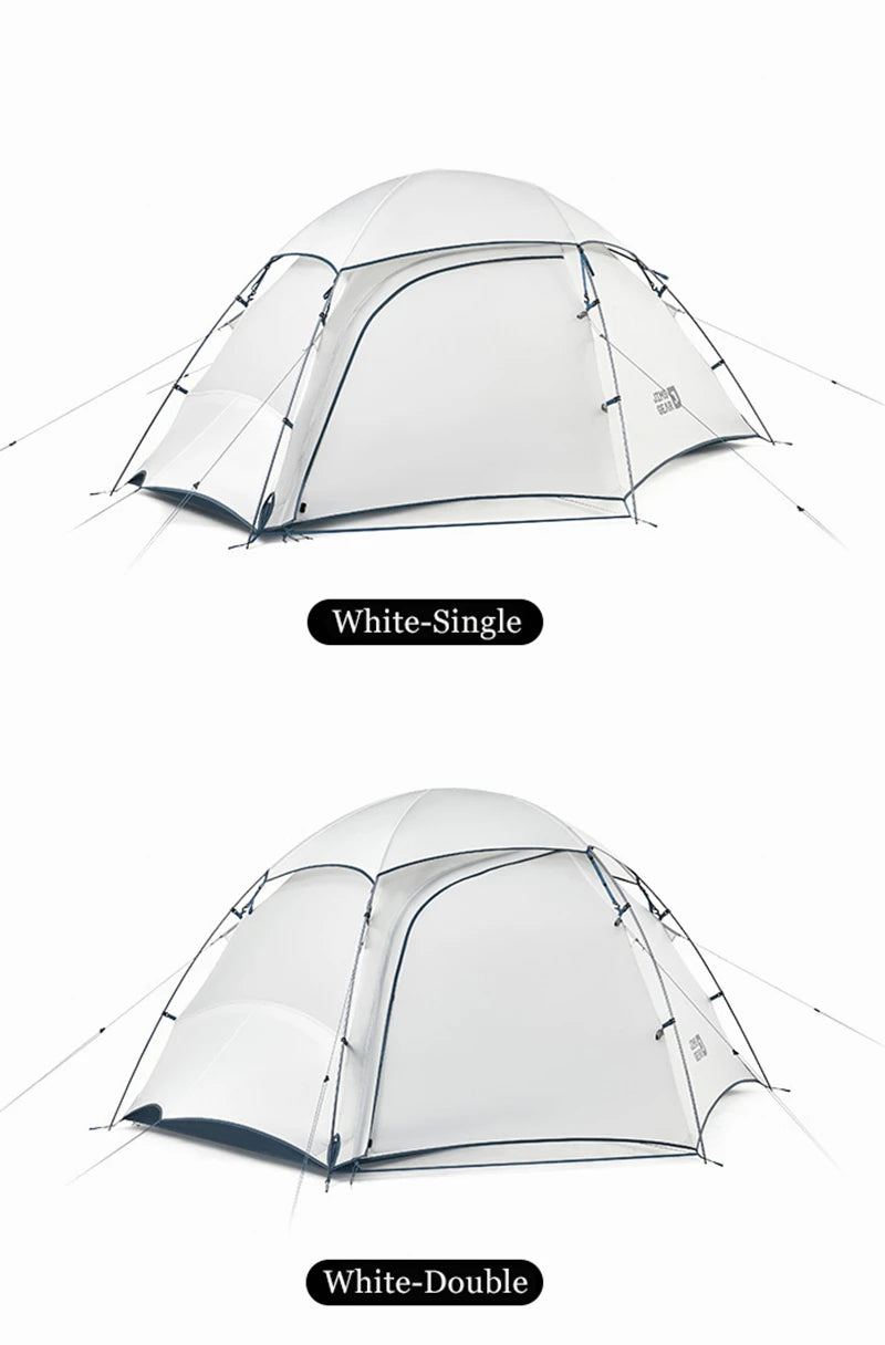 Naturehike Jims Gear Outdoor Camping Tents 1-2 Person 15d Nylon Silicone Coating Ultralight 4 Seasons Hiking Picnic Travel Tents