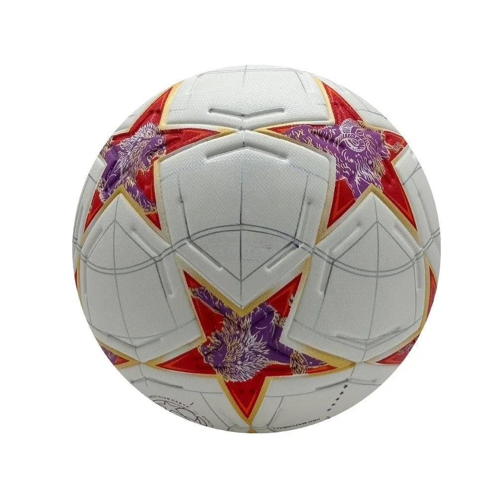 Professional Size 5 Soccer Ball Seamless PU Football for Outdoor Training and Competition Match Futsal Christmas Sports Gift