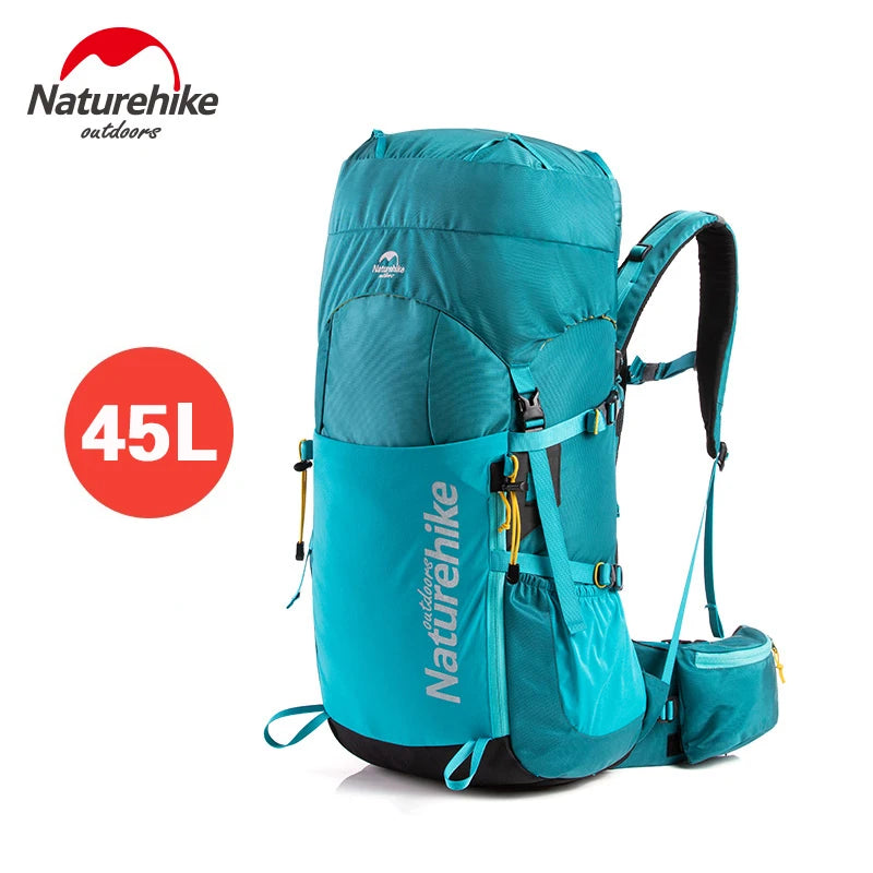 Naturehike 45L 55L 65L Hiking Backpack Outdoor Travel Climbing Camping Bag with Suspension System Waterproof Trekking Rucksack