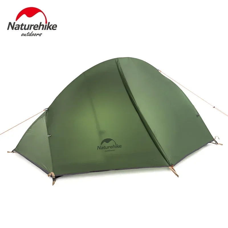 Naturehike Cycling Tent 1 Person Ultralight Backpacking Tent Outdoor Double Layer Fishing Beach Travel Hiking Camping Tent
