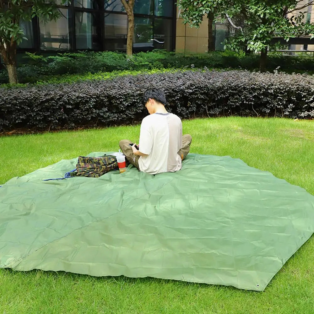 Hexagon Camping Mat Large Waterproof Ground Sheet Footprint Picnic Mat Hexagonal Tent Tarp Awning Shade Beach Travel Mat