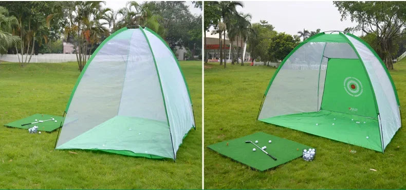 PGM Brand Golf Hitting Cage Indoor 2M 3M Golf Practice Net Tent Garden Grassland Golf Training Equipment Mesh Mat Outdoor Swing