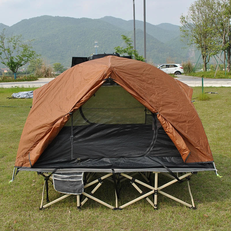 Ultralight 2 Person Backpacking Tent Can Be Used As Cot Bed Tent or Bikepacking Tent, Light Weight Cot Tent Not Include Bed