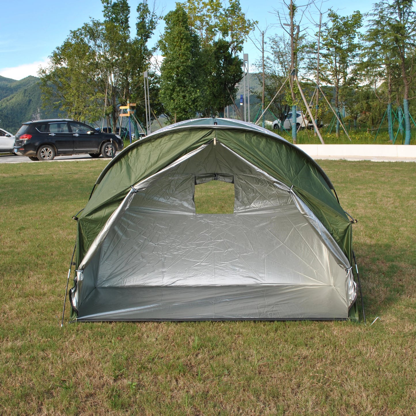Durable Outdoor Sketching Tent for Backpacking,CZX-725 1 Person Tent Not Include Cot,1 Person Tent,Ground Tent,Practice Tent