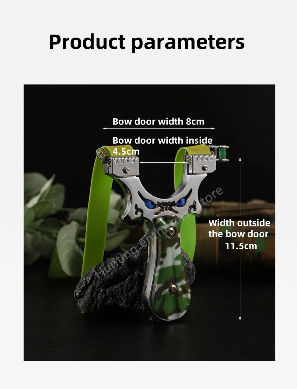 Outdoor hunting laser shooting slingshot high-precision alloy slingshot hunting high-power catapult