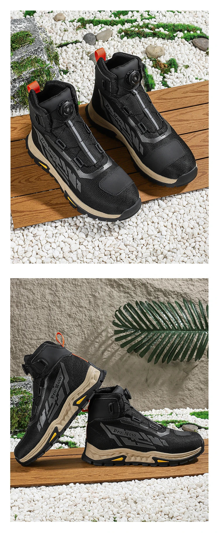 Boots for Motorcyclist Man Motorcycle Shoes Botas Moto Wear-Resistant Men's Motorcycle Shoes  Men's Motorcycle Shoes  Riding boo