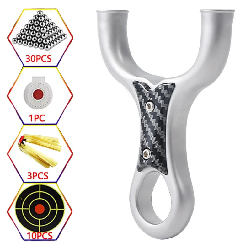 Powerful shooting slingshot outdoor shooting hunting 440C stainless steel slingshot competition accessories catapult