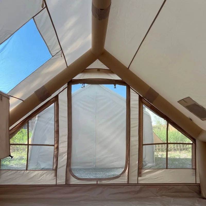 Oxford Cloth Camping Tents Outdoor Portable Quick Automatic Opening Inflatable Tent Rainproof Sun Protection Camping Equipment