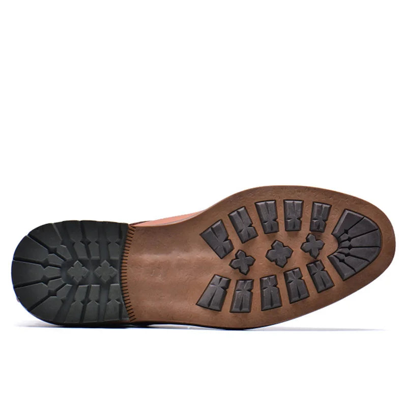 ZFTL NEW Men's Casual boots Genuine Leather Men's autumn and winter handmade High-top boots lager size men's Chelsea boots 0153