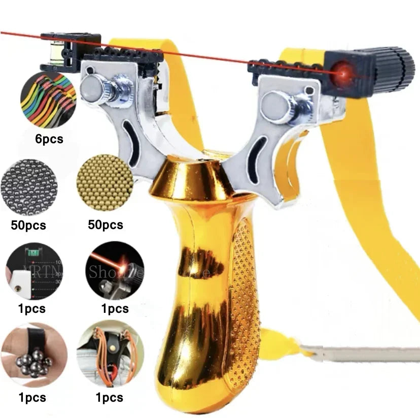 Professional Shooting Resin Slingshot Rubber Band High Power Hunting Catapult Outdoor Game Game Tool High Quality