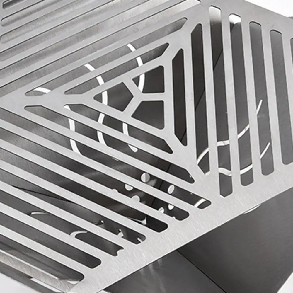 Mini BBQ Grill Stainless Steel Mini BBQ Grill Barbecue Rack Portable Lotus Barbecue Grill For Cooking Barbecue Camping Picnics