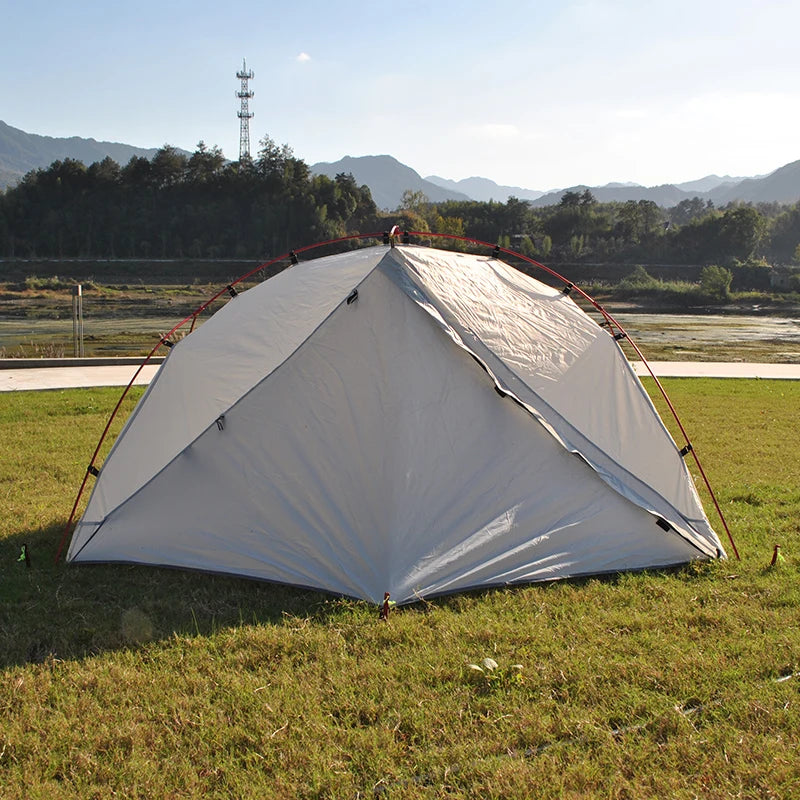Ultralight Aluminum Poles Camping Tent for 2 Person, 4 Season, PU4000 Waterproof 210T Fabric, Easy to Set Up, Hiking Tents